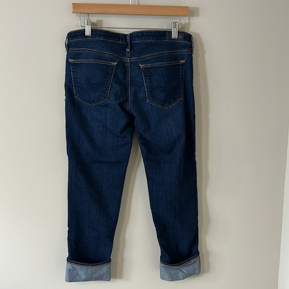 AG Adriano Goldschiemd Stevie Cuff Jean Slim Straight Denim Sz 30 - Picture 5 of 12